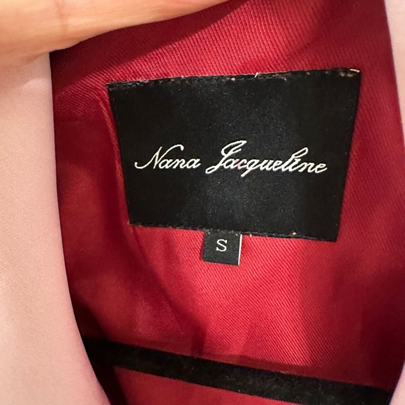 Nana Jacqueline Alia Mini Dress in Burgundy and Pink size S - Picture 5 of 7